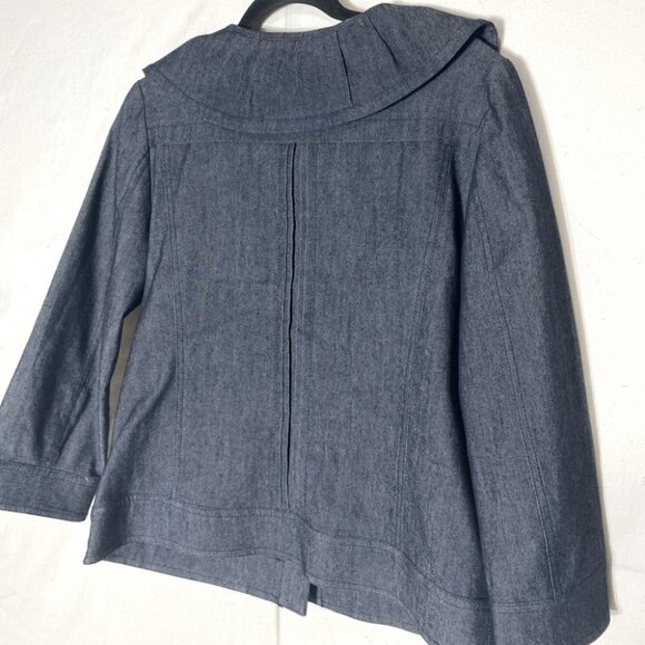 LIGHT Chambray Petticoat Jacket M - Picture 10 of 12
